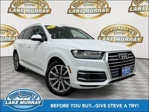 Glacier White 2018 Audi Q7 3.0T Premium Plus