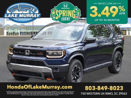 Obsidian Blue Pearl 2026 Honda Passport AWD TrailSport Elite