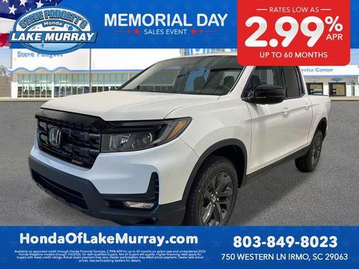 Platinum White Pearl 2026 Honda Ridgeline Sport