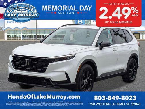 Platinum White Pearl 2026 Honda CR-V Hybrid Sport FWD