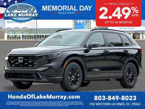 Crystal Black Pearl 2026 Honda CR-V Hybrid Sport-L FWD
