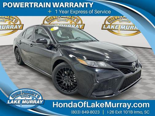 Midnight Black Metallic 2023 Toyota Camry SE