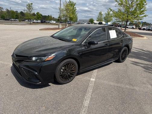 Midnight Black Metallic 2023 Toyota Camry SE