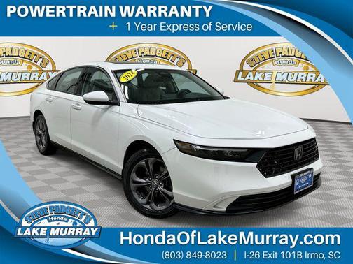 Platinum White Pearl 2024 Honda Accord EX