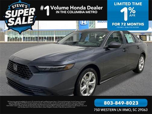 2025 Honda Accord LX 1.5T