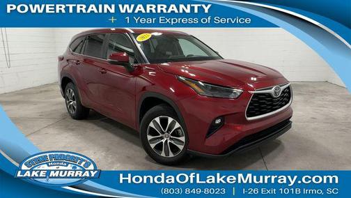 Ruby Flare Pearl 2023 Toyota Highlander XLE