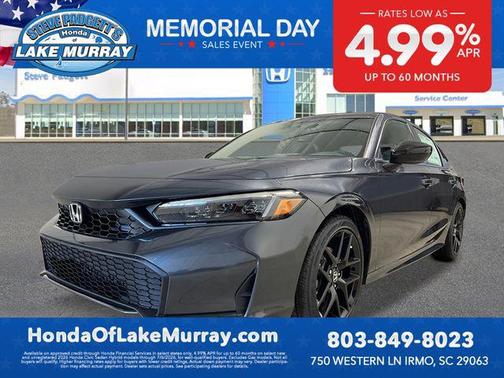 Meteorite Gray Metallic 2026 Honda Civic Hybrid Sport