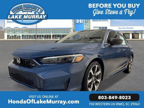 Blue Lagoon Pearl 2026 Honda Civic Hybrid Sport Touring