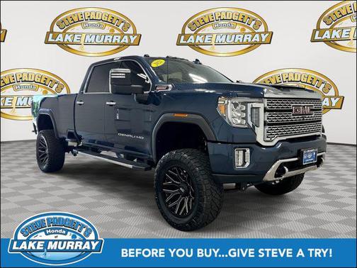 Pacific Blue Metallic 2021 GMC Sierra 3500 Denali