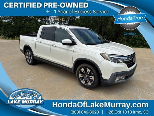 White Diamond Pearl 2019 Honda Ridgeline RTL-E