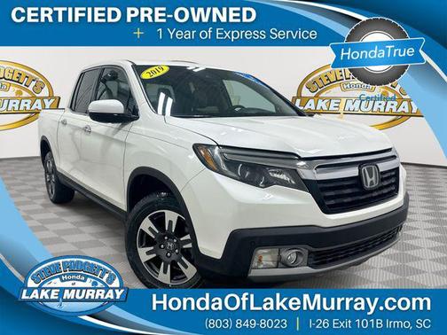 White Diamond Pearl 2019 Honda Ridgeline RTL-E