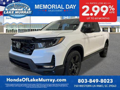 Platinum White Pearl 2026 Honda Ridgeline Black