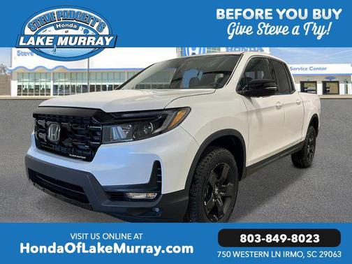 Platinum White Pearl 2026 Honda Ridgeline Black