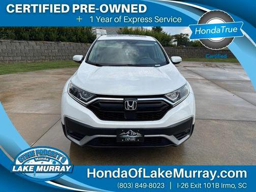 Platinum White 2020 Honda CR-V AWD EX-L