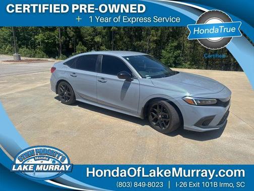Sonic Gray Pearl 2024 Honda Civic Sport