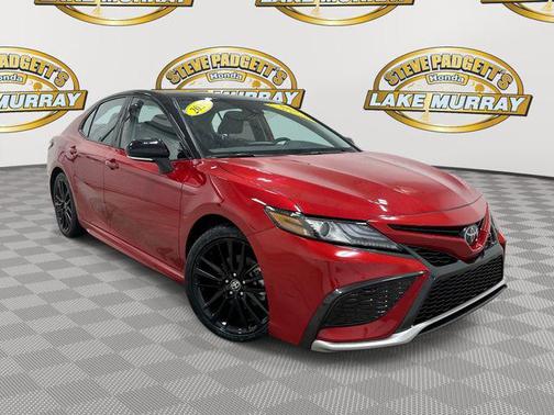 Supersonic Red/Midnight Black Metallic 2024 Toyota Camry XSE