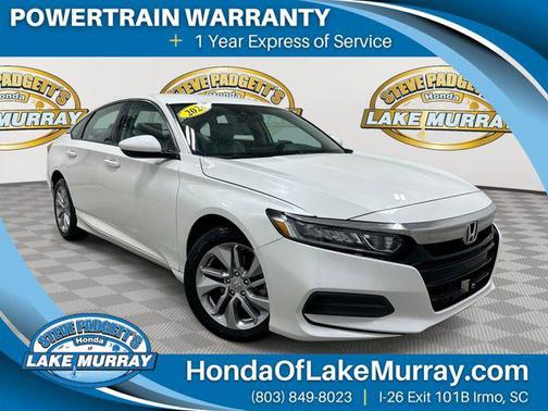 Platinum White Pearl 2020 Honda Accord LX 1.5T