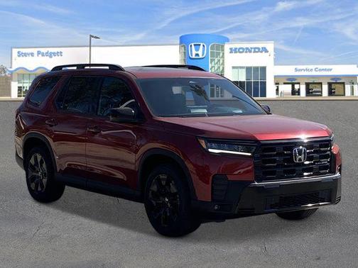 Radiant Red Metallic II 2026 Honda Pilot Black Edition
