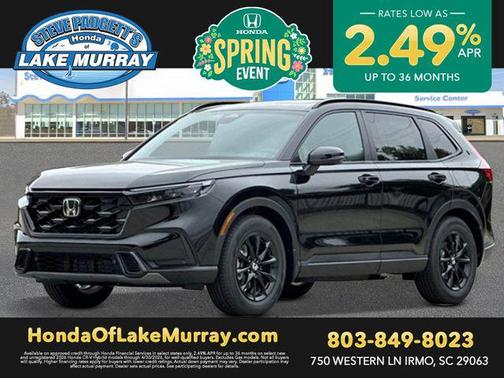 Crystal Black Pearl 2026 Honda CR-V Hybrid Sport-L FWD