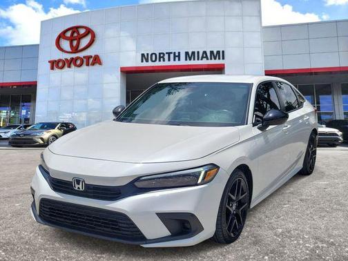 Platinum White Pearl 2023 Honda Civic Sport