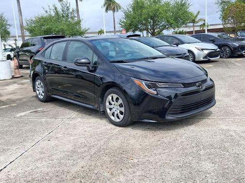 Midnight Black Metallic 2025 Toyota Corolla LE