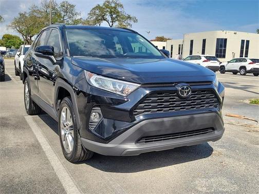 Midnight Black Metallic 2021 Toyota RAV4 XLE Premium