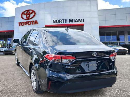 Midnight Black Metallic 2025 Toyota Corolla LE