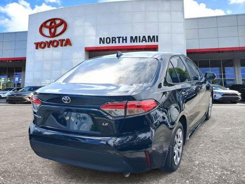 Midnight Black Metallic 2025 Toyota Corolla LE
