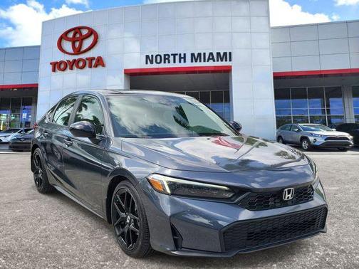 Gray 2025 Honda Civic Sport