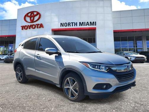 Platinum White 2022 Honda HR-V EX