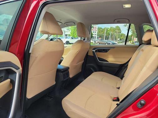 Ruby Flare Pearl 2025 Toyota RAV4 Hybrid LE