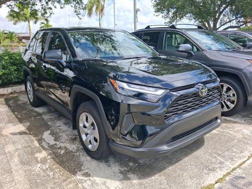 Midnight Black Metallic 2025 Toyota RAV4 LE
