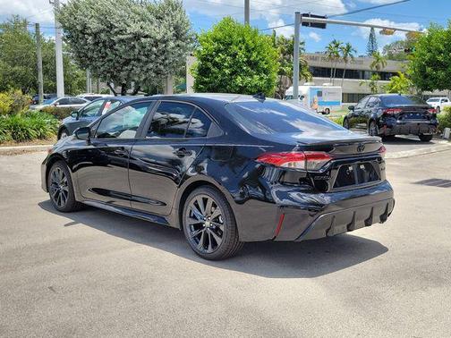 Midnight Black Metallic 2026 Toyota Corolla XSE