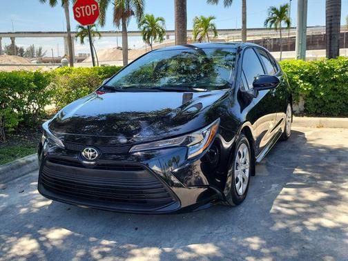 Midnight Black Metallic 2025 Toyota Corolla LE