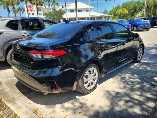 Midnight Black Metallic 2025 Toyota Corolla LE