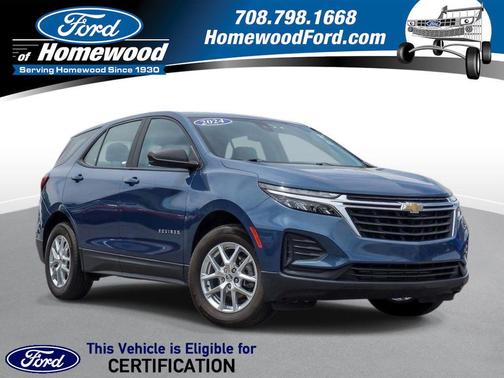 Lakeshore Blue Metallic 2024 Chevrolet Equinox LS