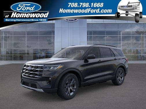 AGATE BLACK METALLIC 2026 Ford Explorer Active