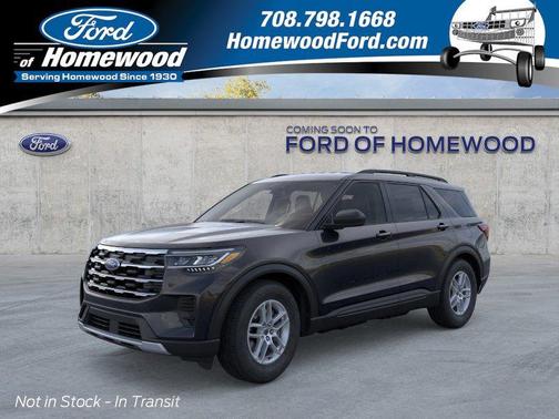 Agate Black Metallic 2026 Ford Explorer Active
