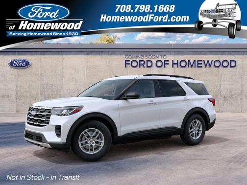 Star White Metallic Tri-Coat 2027 Ford Explorer Active