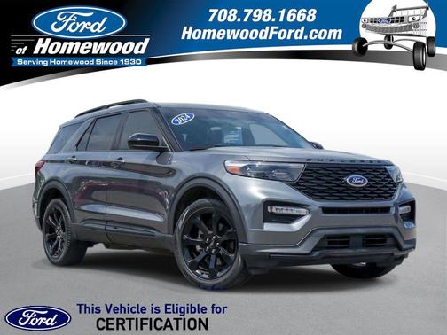 CARBONIZED GRAY METALLIC 2024 Ford Explorer ST-Line
