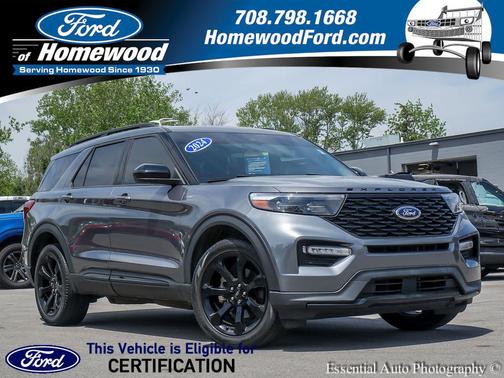 CARBONIZED GRAY METALLIC 2024 Ford Explorer ST-Line