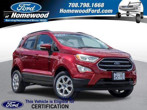 Ruby Red 2018 Ford EcoSport SE