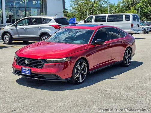 Radiant Red Metallic 2023 Honda Accord Hybrid Sport