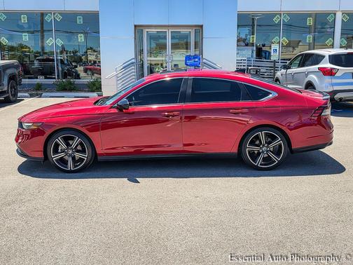 Radiant Red Metallic 2023 Honda Accord Hybrid Sport