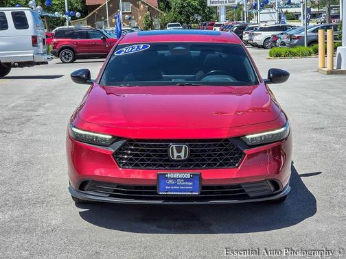 Radiant Red Metallic 2023 Honda Accord Hybrid Sport
