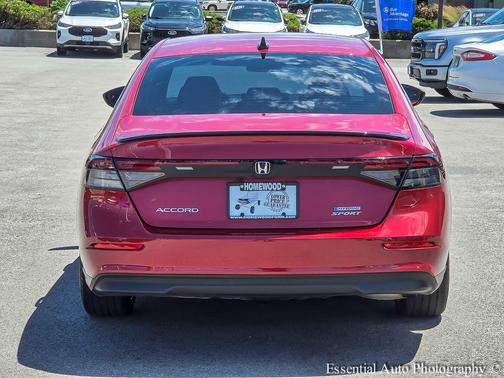 Radiant Red Metallic 2023 Honda Accord Hybrid Sport