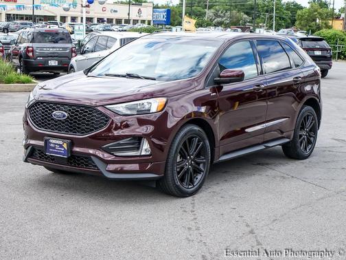 Burgundy Velvet Metallic Tinted Clearcoat 2022 Ford Edge ST Line