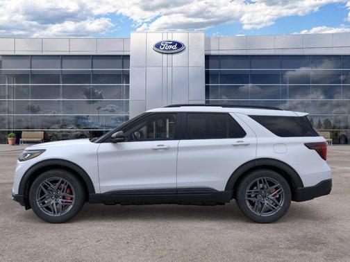 SPACE WHITE METALLIC 2026 Ford Explorer ST