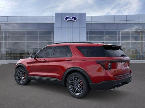 Rapid Red Metallic Tinted Clearcoat 2026 Ford Explorer ST-Line