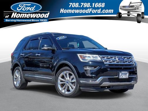 SHADOW BLACK 2018 Ford Explorer Limited